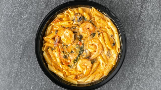 Shrimp Florentine.