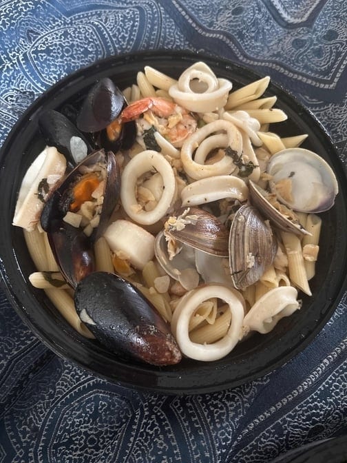 Seafood combination.
