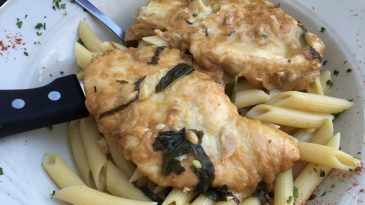 Chicken marsala.